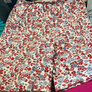 Just my size Floral Women's Shorts 14w/16w